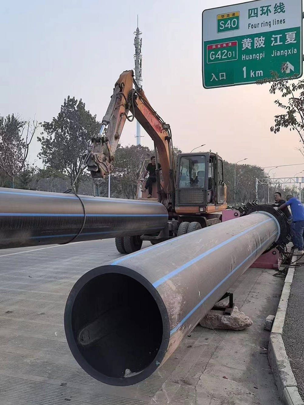 淺談PE頂管非開(kāi)挖施工技術(shù)